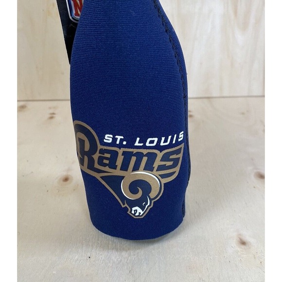 St. Louis Rams‎ NFL Football Stand up zip Beer Koozie / Coozy / Cooler NWT - Picture 2 of 3